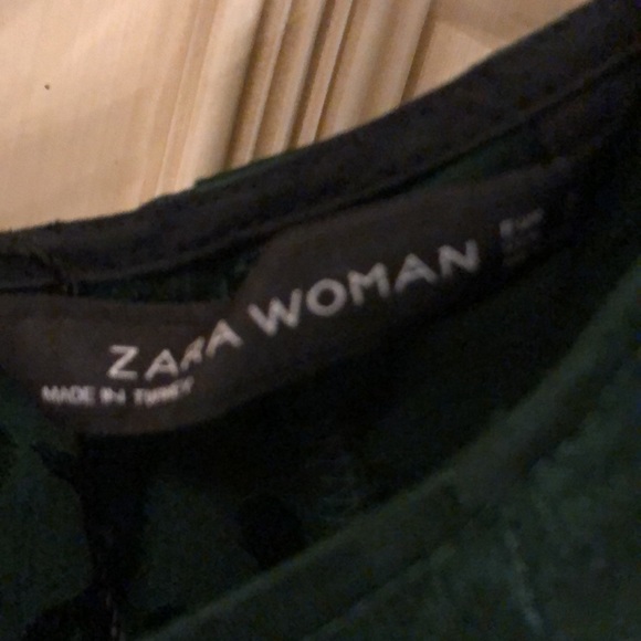 Zara Hunter Green top size S - Picture 4 of 4